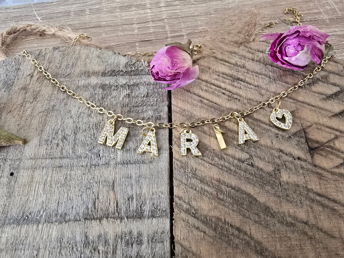Lettres à strass